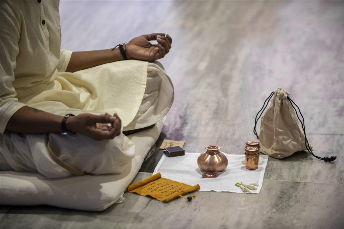 Bhuta Shuddhi session at Yoga Darshana, Udupi